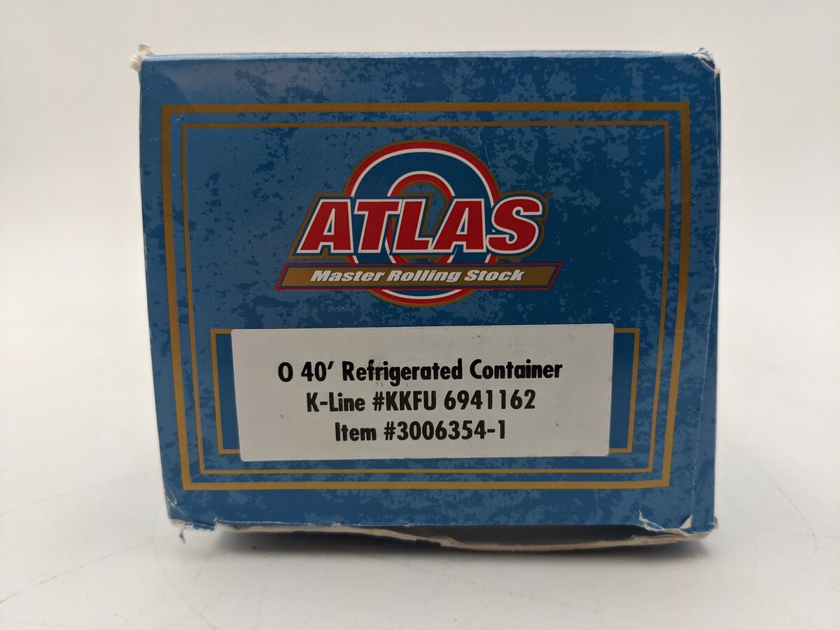 Atlas 3006354-1 O Gauge K-Line '40 Refrigerated Container #6941162 LN/Box