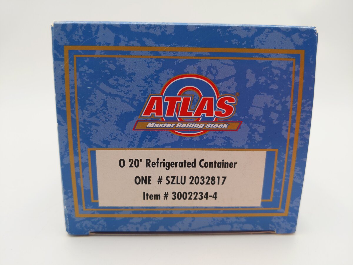 Atlas 3002234-4 O Gauge ONE 20' Refrigerated Container #2032817 EX/Box