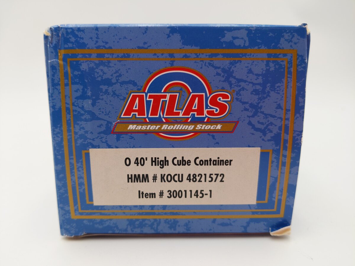 Atlas 3001145-1 O Scale HMM 40' High-Cube Container #4821572 EX/Box
