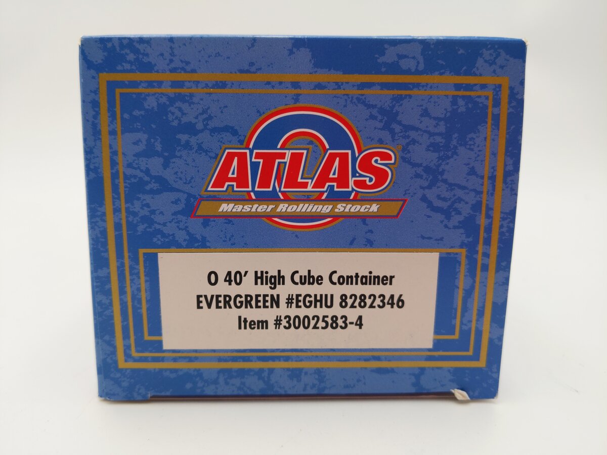 Atlas 3002583-4 O Scale Evergreen 40' Hi-Cube Container #8282346 LN/Box