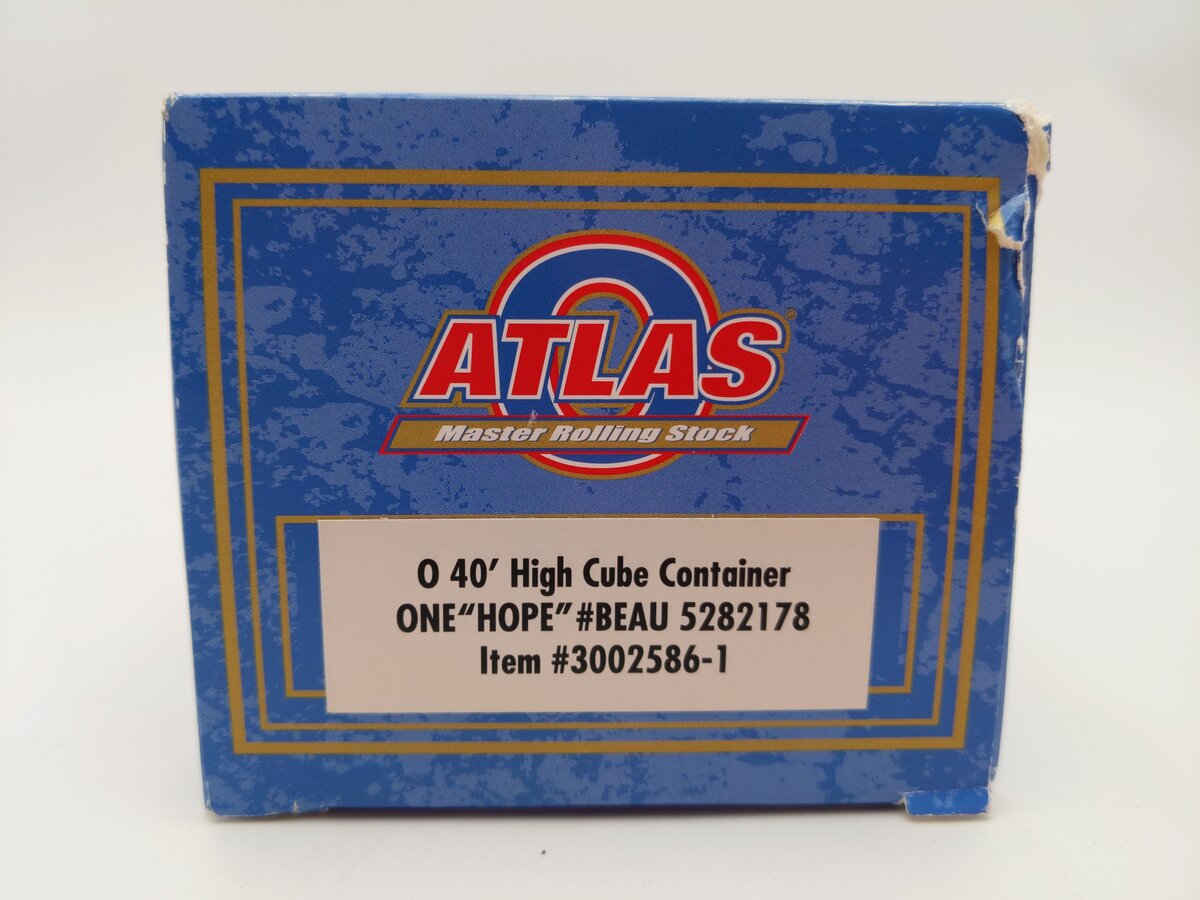 Atlas 3002586-1 O Scale Ocean Network Express 40' High Cube Container #5282178 EX/Box