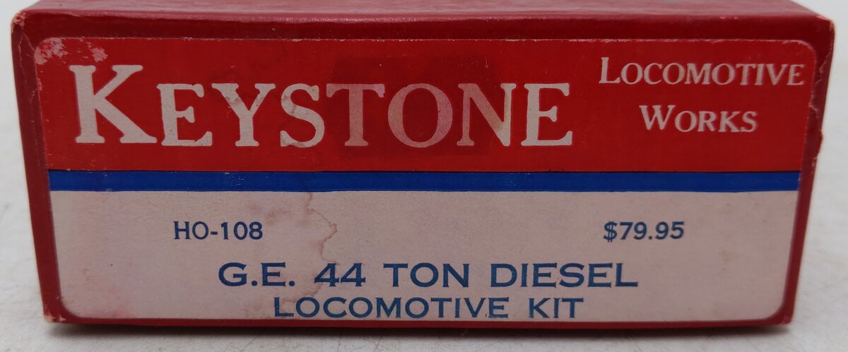 Keystone Locomotives HO-108 44 Ton Diesel GE Brass Diesel Locomotive Kit/Box