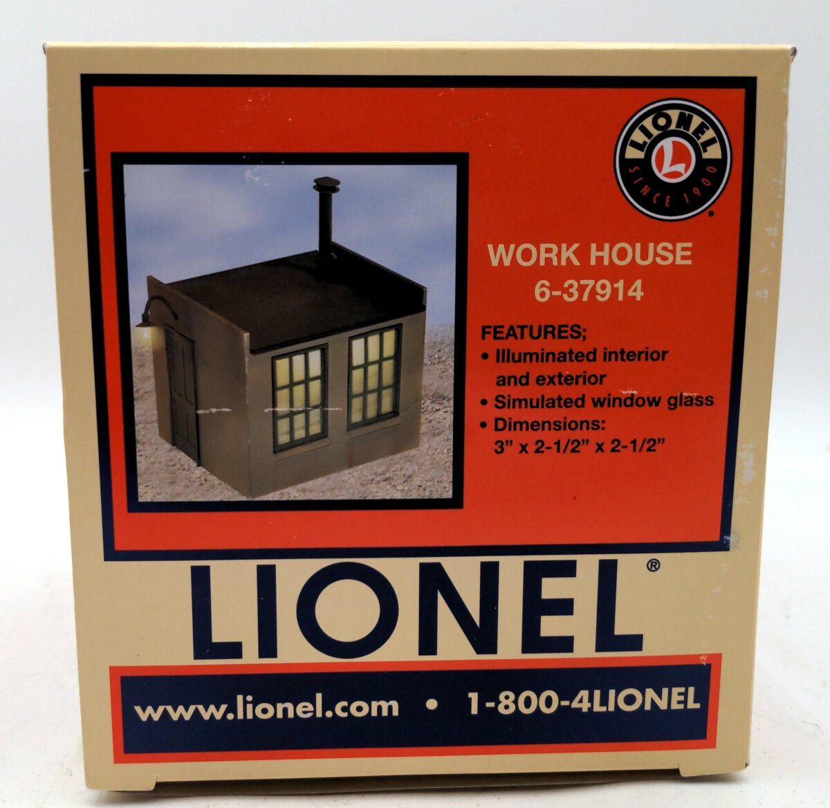 Lionel 6-37914 O Gauge Work House Building EX/Box