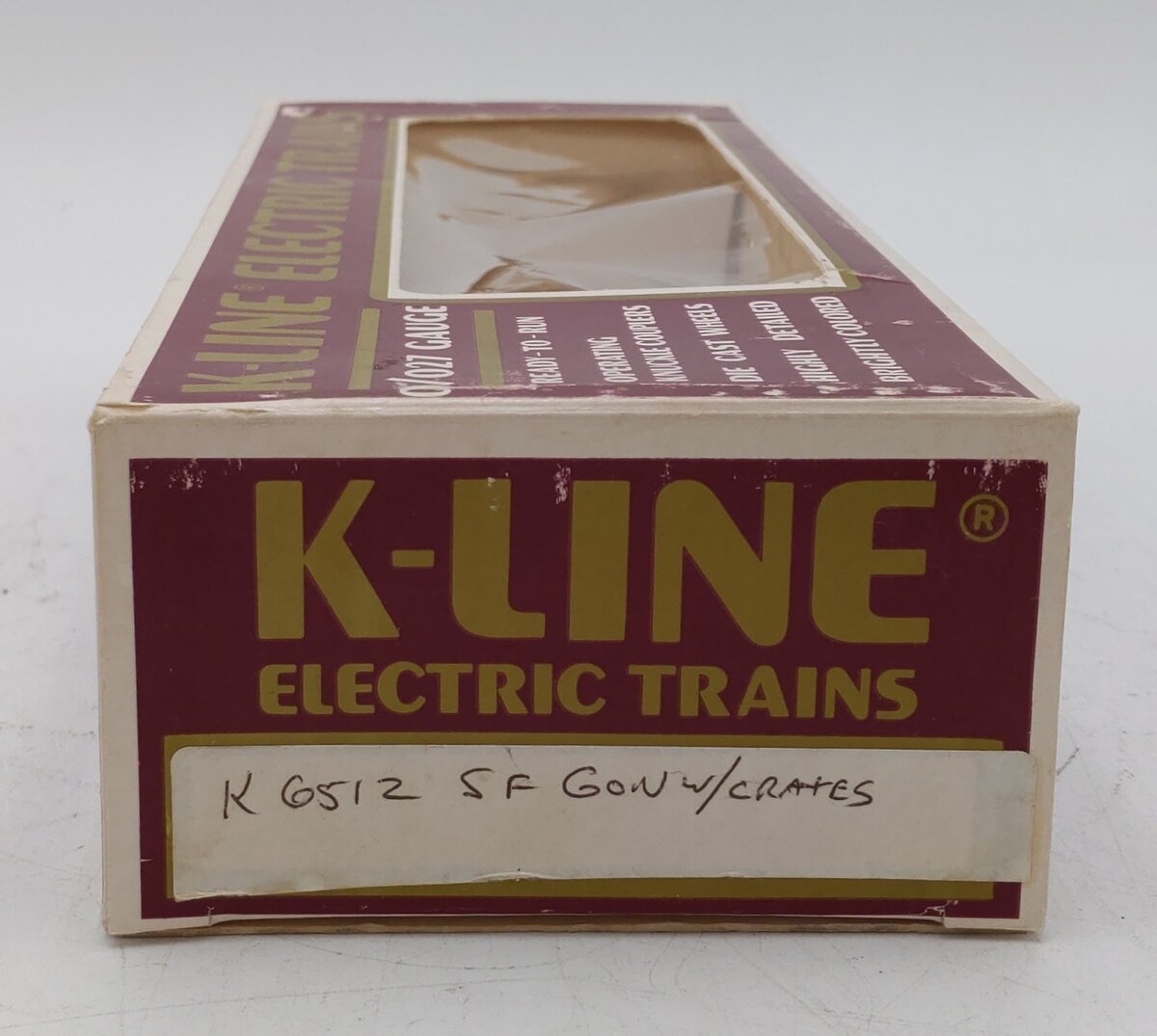 K-Line K6512 ATSF Gondola w/Crate Load LN/Box