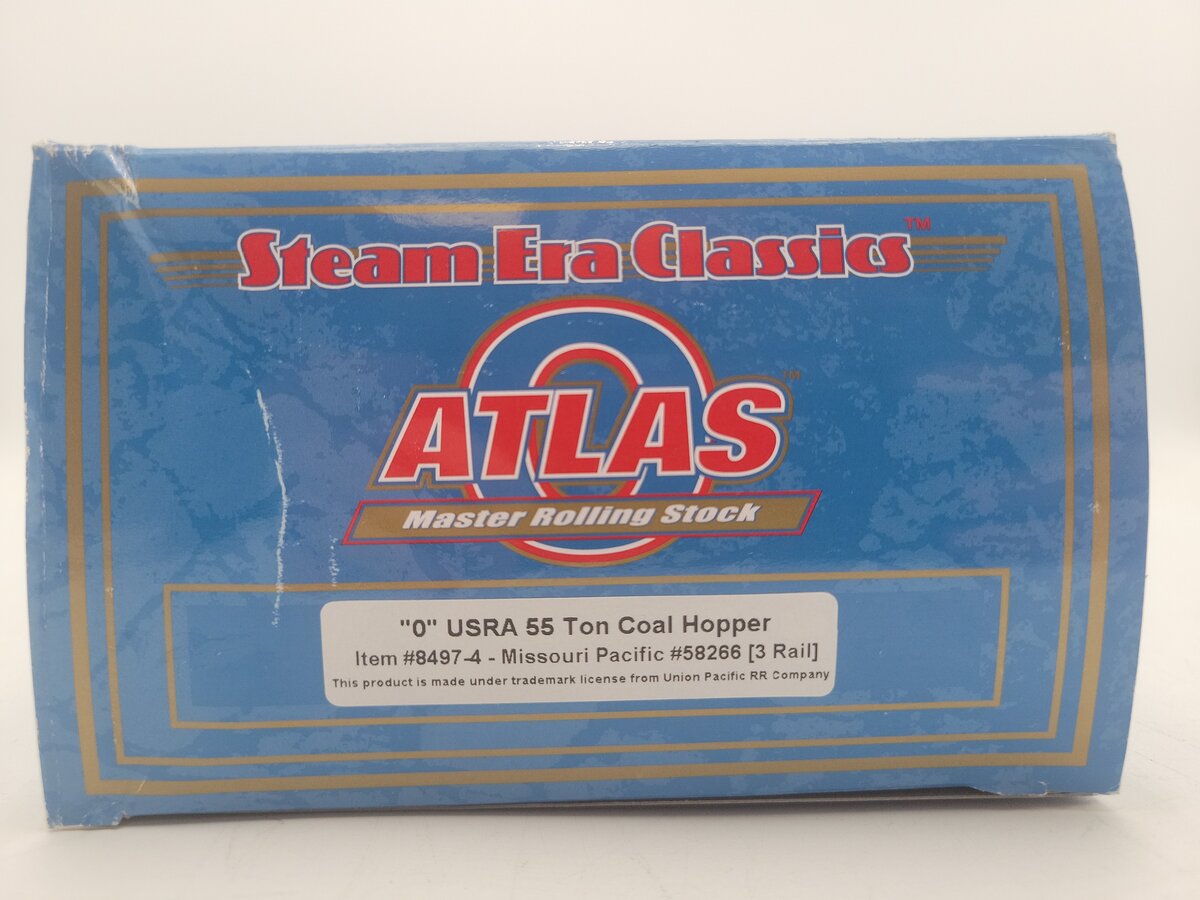 Atlas 8497-4 O Gauge Missouri Pacific Hopper Car #58266 EX/Box