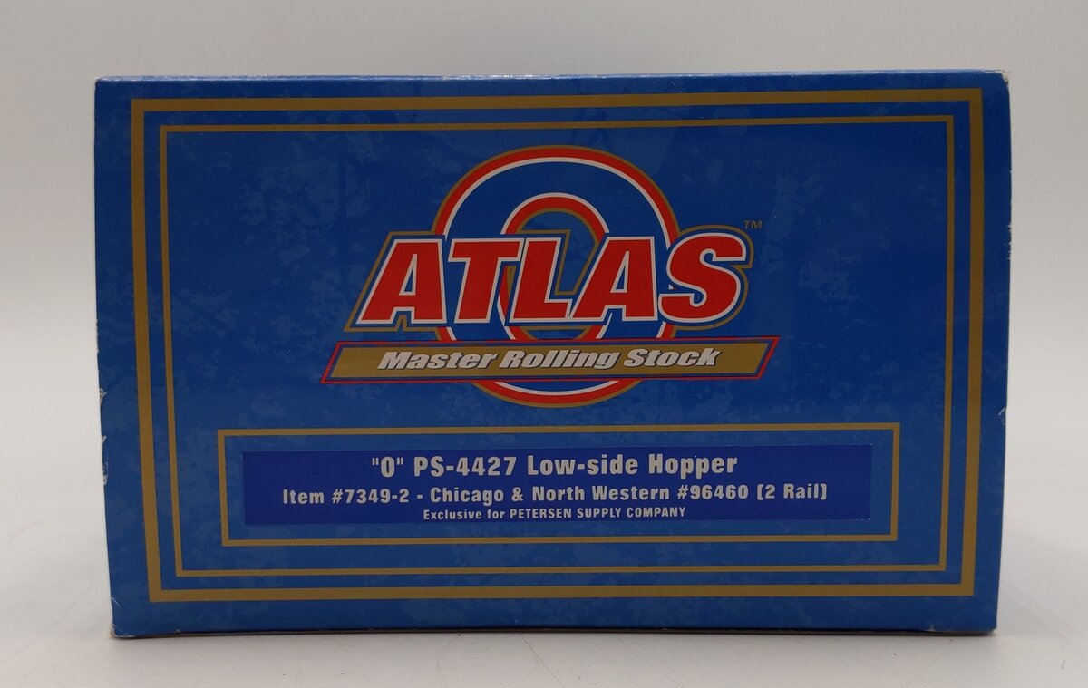 Atlas 7349-2 O Gauge Chicago & North Western Low-Side Hopper #96460 (2 Rail) LN/Box