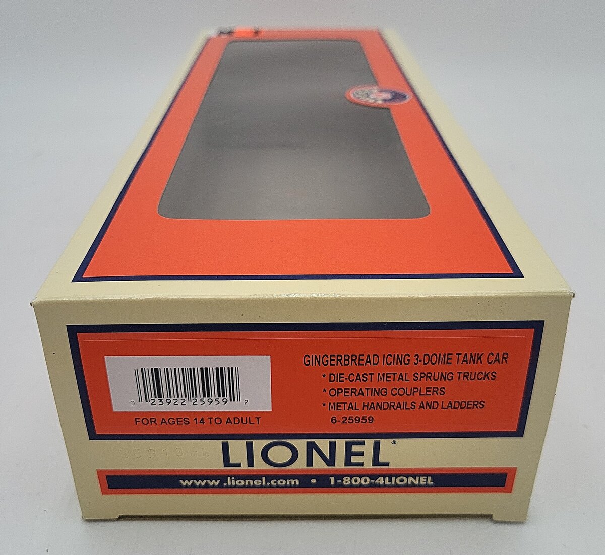 Lionel 6-25959 O Gauge Gingerbread 3-Dome Tank Car EX/Box