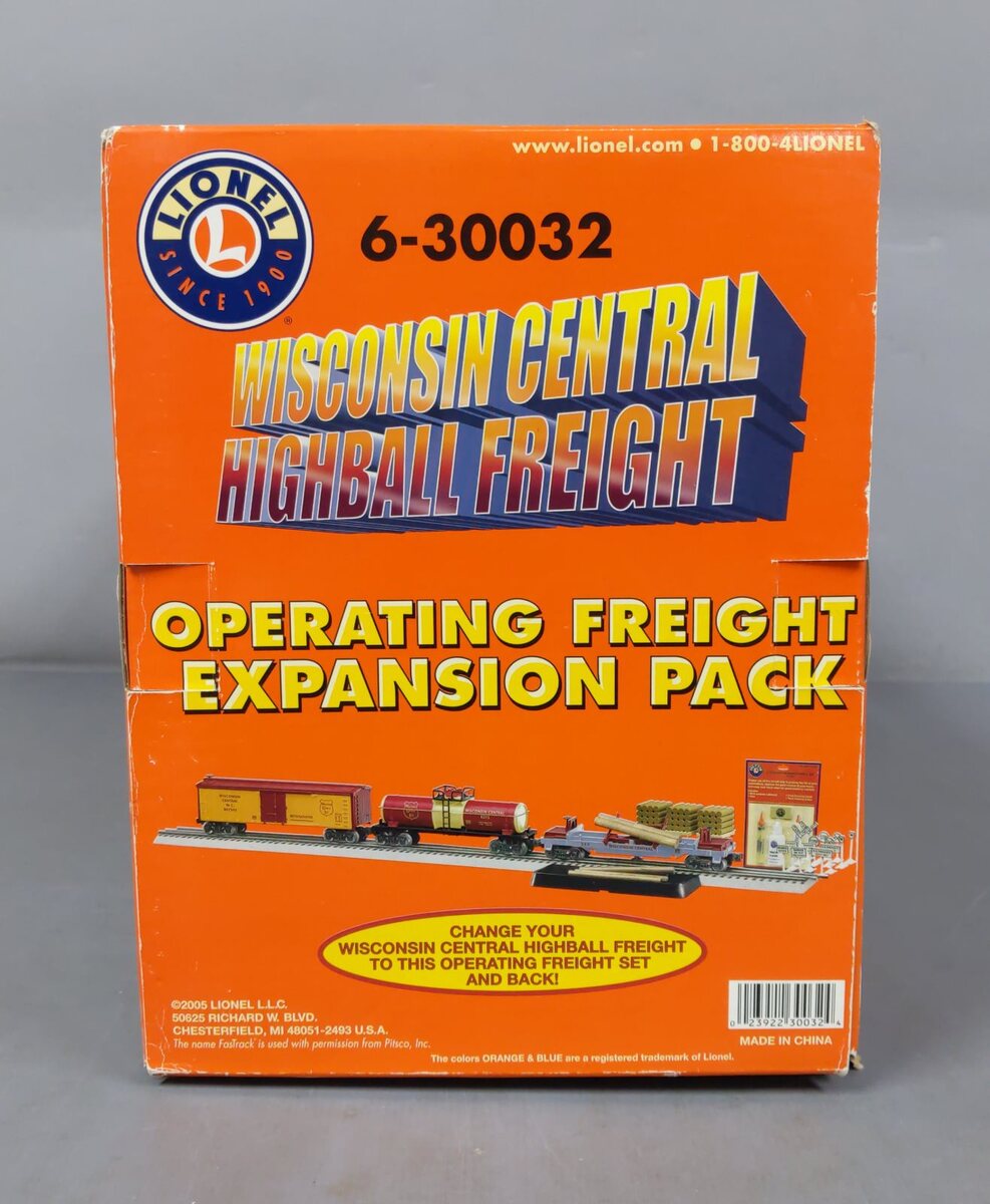 Lionel 6-30032 O Gauge WC Highball Operating Freight Expansion Pack NIB