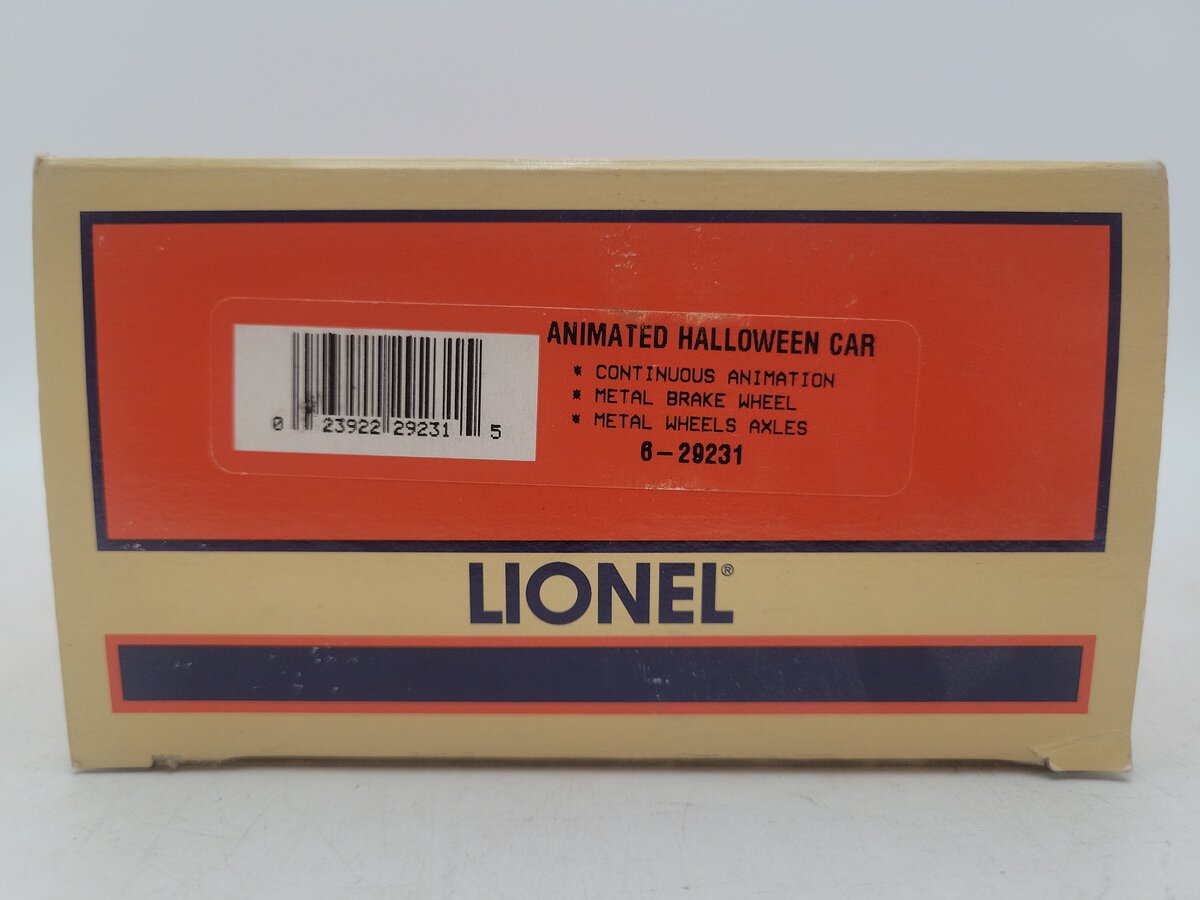 Lionel 6-29231 O Gauge Animated Halloween Boxcar EX/Box