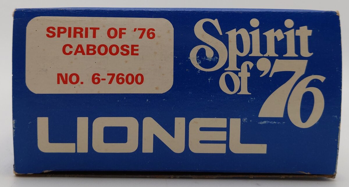 Lionel 6-7600 O Gauge Spirit of 76 N5C Porthole Lighted Caboose #7600 LN/Box