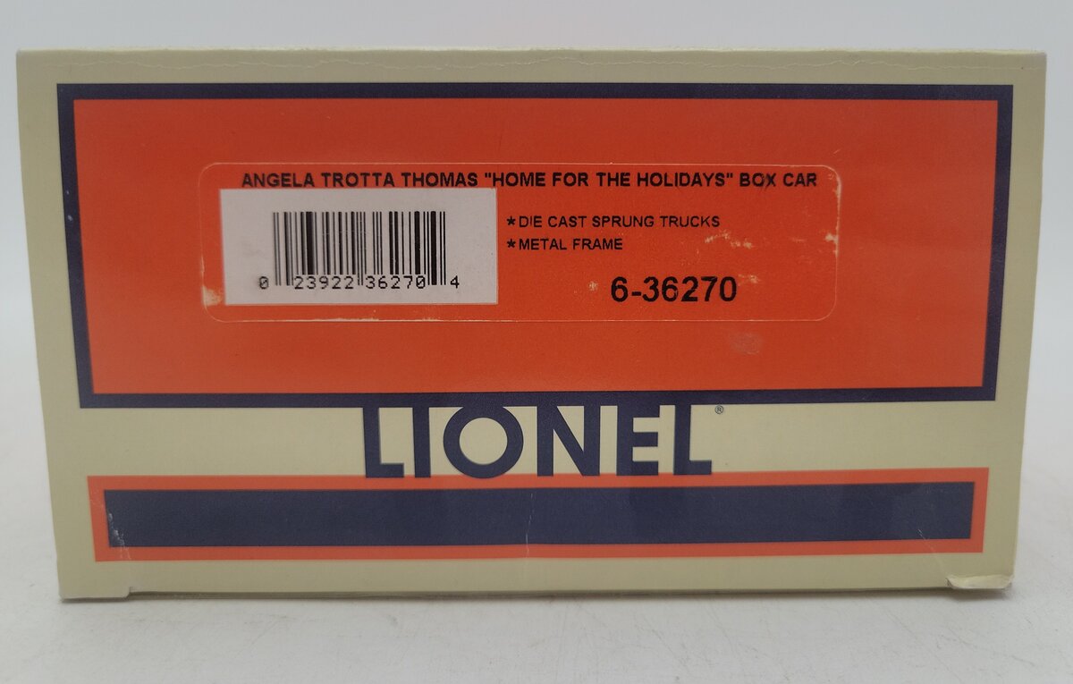 Lionel 6-36270 O Gauge Angela Trotta Thomas Christmas Boxcar LN/Box