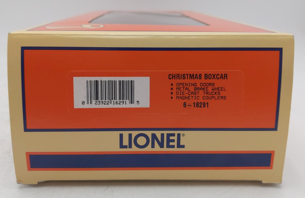 Lionel 6-16291 O Gauge 1998 Christmas Boxcar #9700 EX/Box