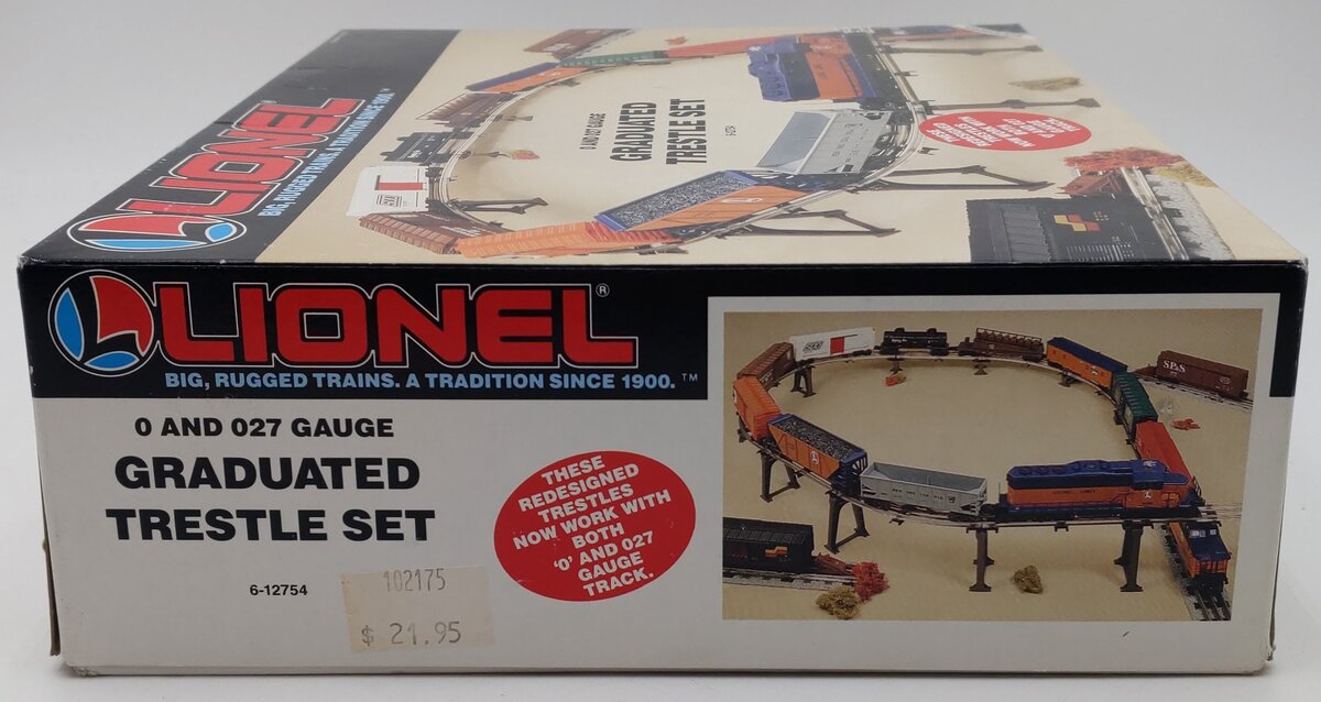 Lionel 6-12754 O & O27 Graduated Trestle Set LN/Box