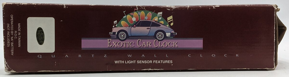 Panclox 9350763 Exotic Car Quartz Clock NIB