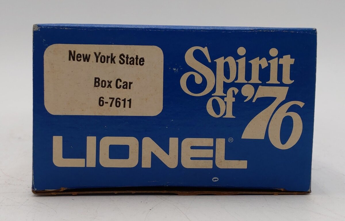 Lionel 6-7611 O Gauge State of New York Boxcar #7611 LN/Box