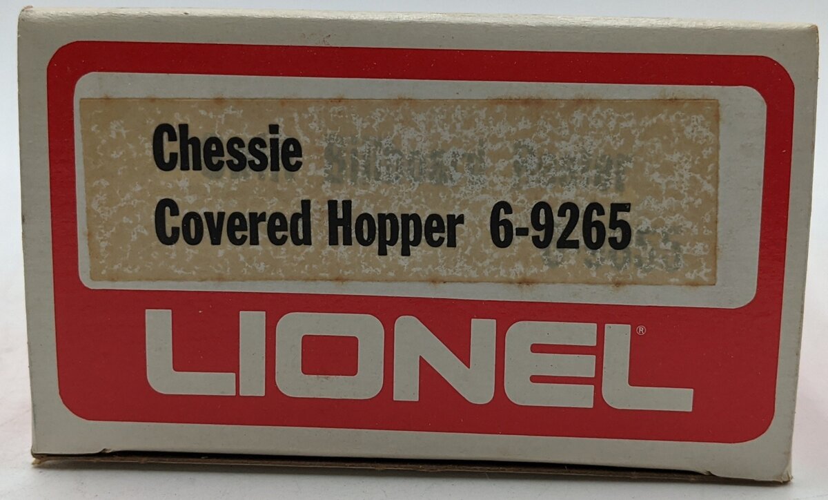 Lionel 6-9265 O Gauge Chessie Covered Hopper #9265 NIB