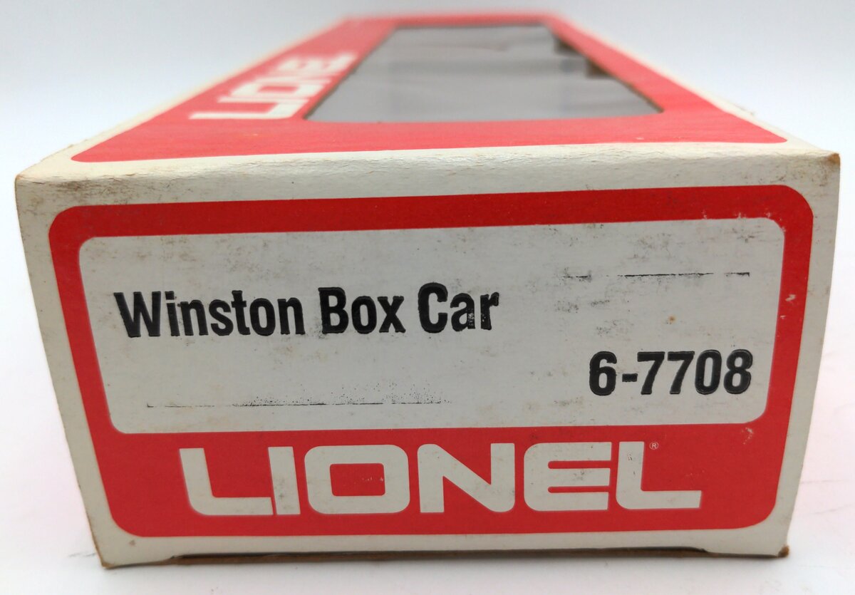 Lionel 6-7708 O Gauge Winston Billboard Reefer Car EX/Box