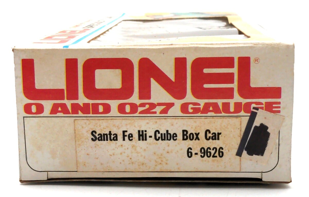 Lionel 6-9626 O Gauge Santa Fe Hi-Cube Box Car EX/Box