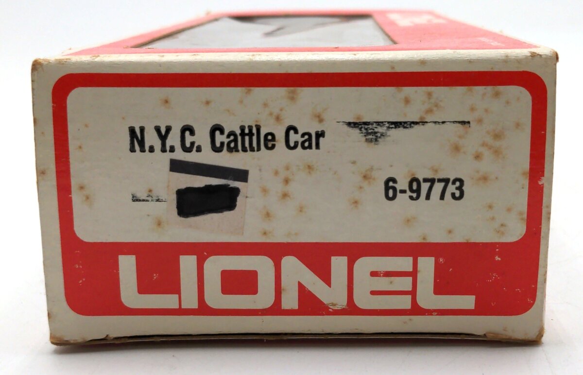 Lionel 6-9773 O Gauge New York Central Cattle Car EX/Box