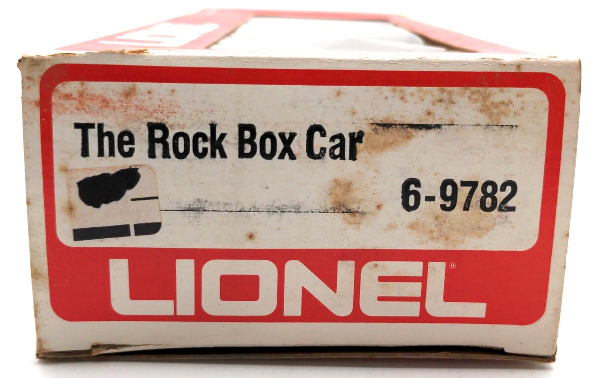 Lionel 6-9782 O Gauge The Rock Boxcar VG/Box
