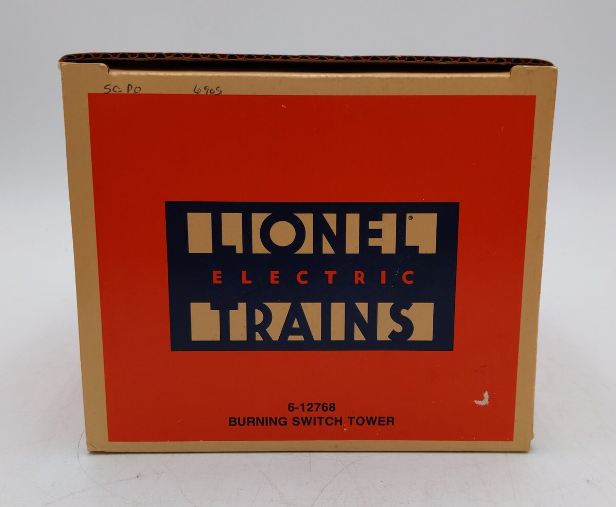 Lionel 6-12768 O Gauge Burning Switch Tower NIB