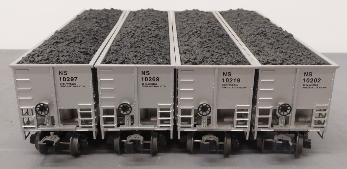Lionel 6-84015 O Gauge Norfolk Southern Rotary Gondola Set (Set of 4) EX