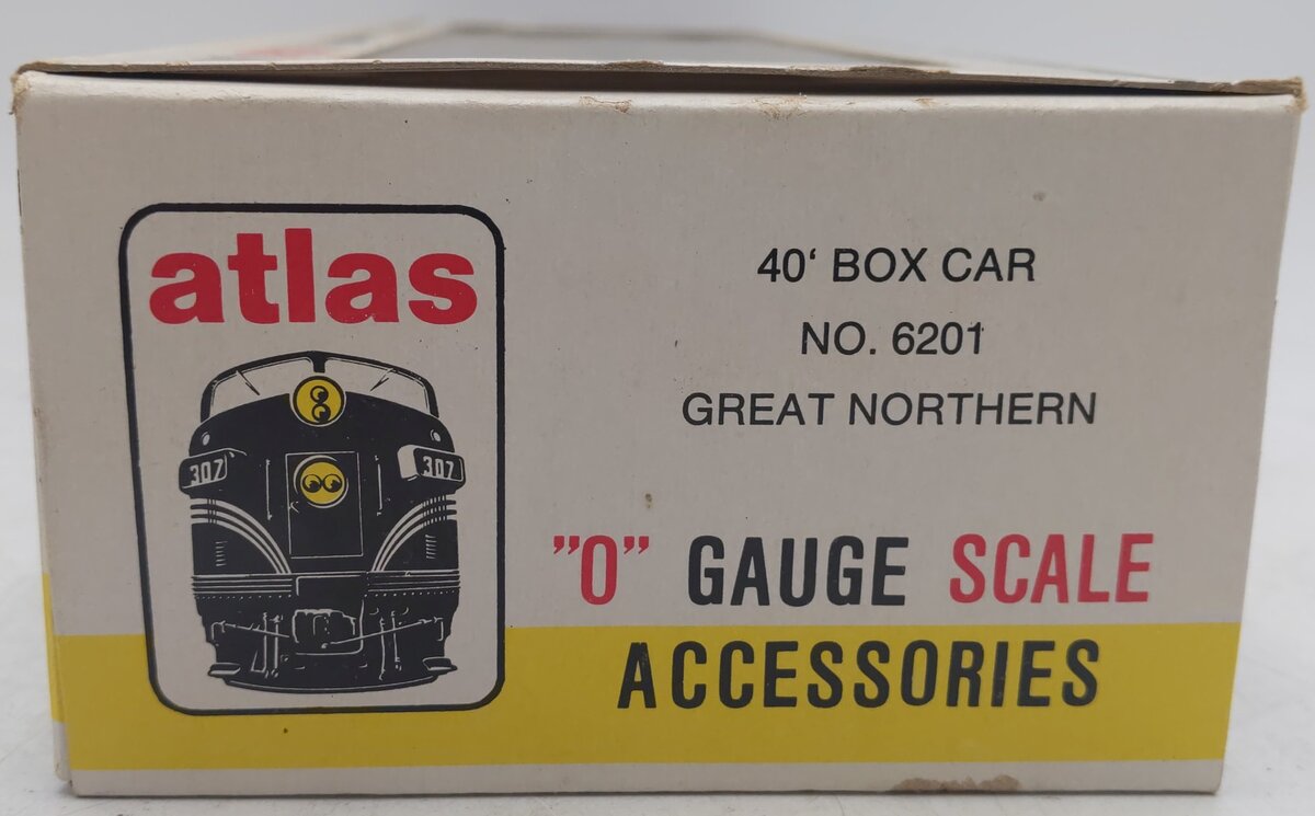 Atlas 6201 O Gauge Great Northern Boxcar #39420 EX/Box