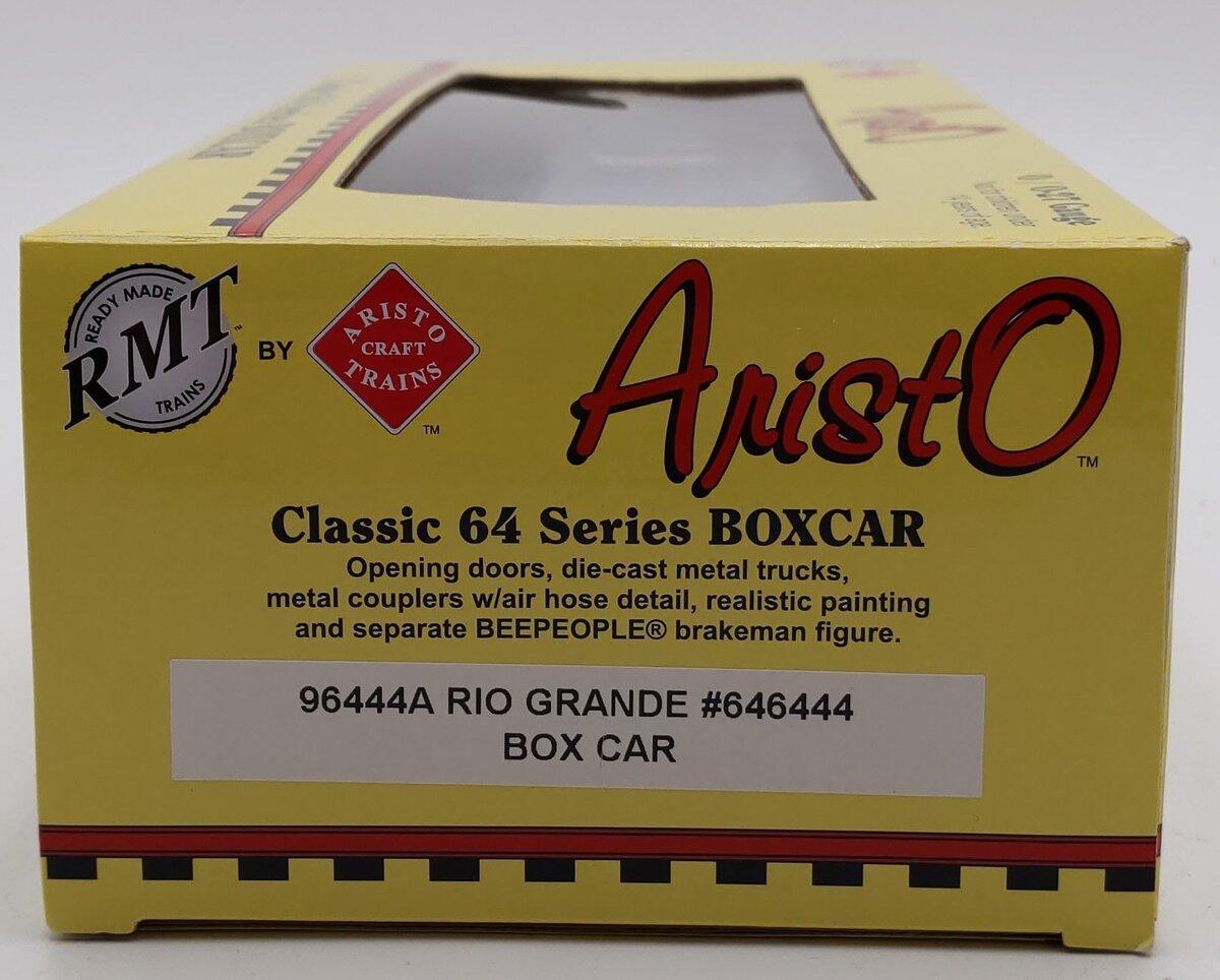 RMT 96444A O Scale Rio Grande Box Car #646444 EX/Box