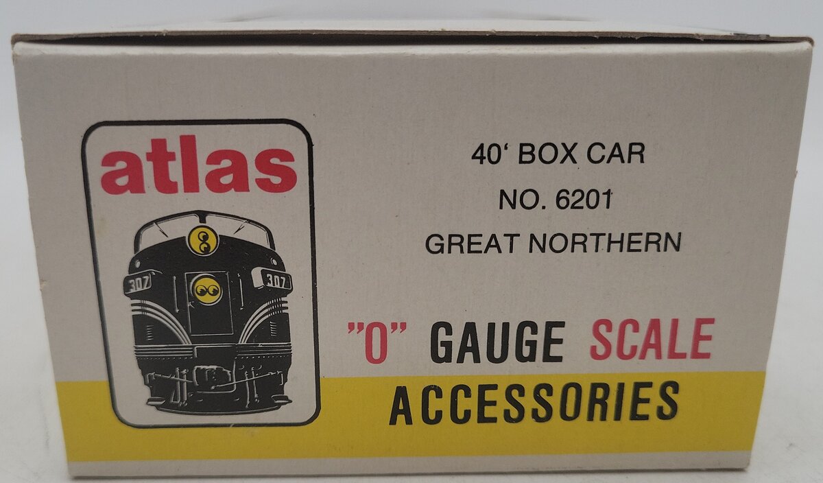 Atlas 6201 O Scale Great Northern Boxcar (2-Rail) EX/Box