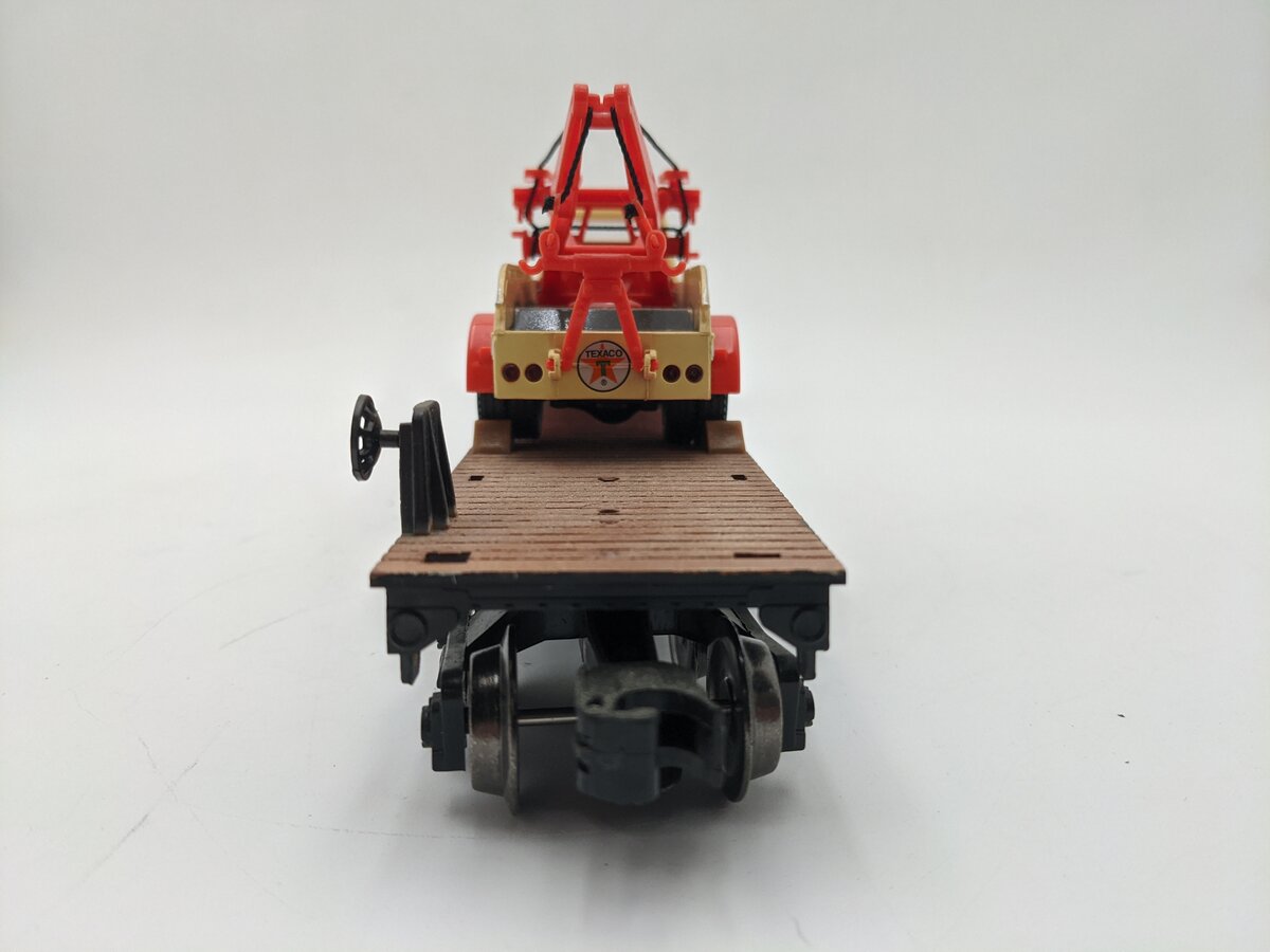 Menards 279-8320 O Gauge Union Pacific Flat Car w/ Wrecker Load #7538 EX