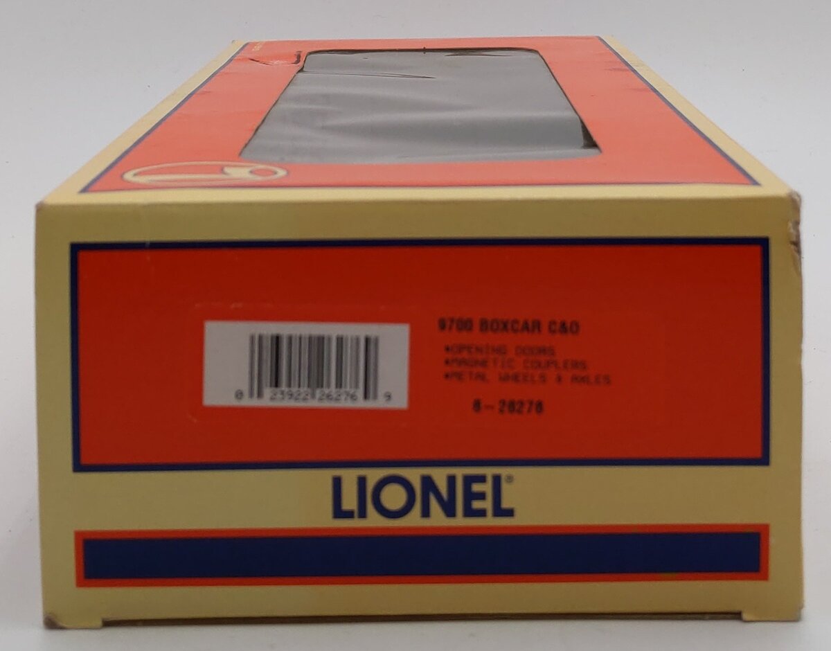 Lionel 6-26276 O Chespeake & Ohio Boxcar #23296 LN/Box