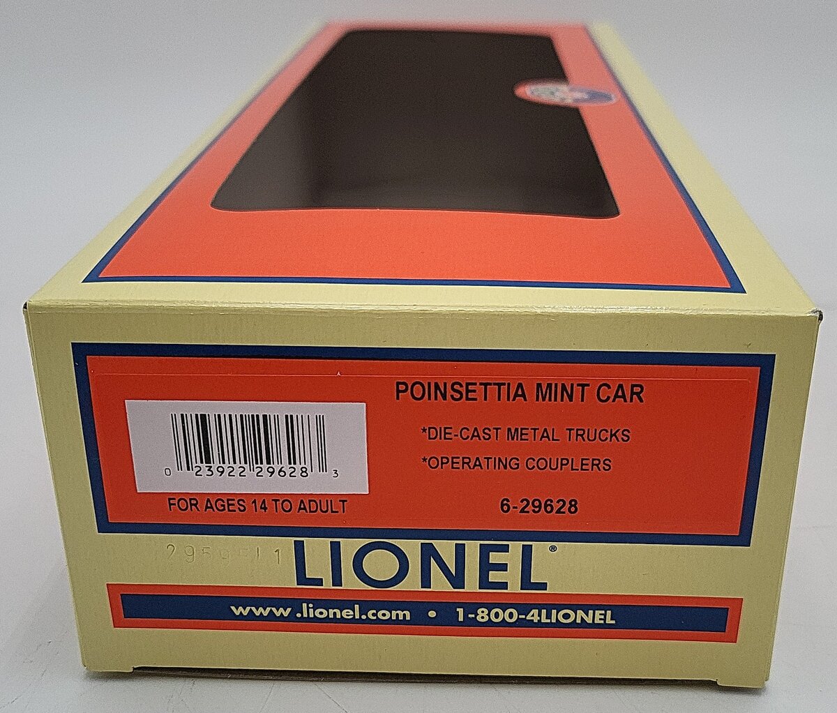 Lionel 6-29628 O Gauge Poinsettia Mint Car LN/Box