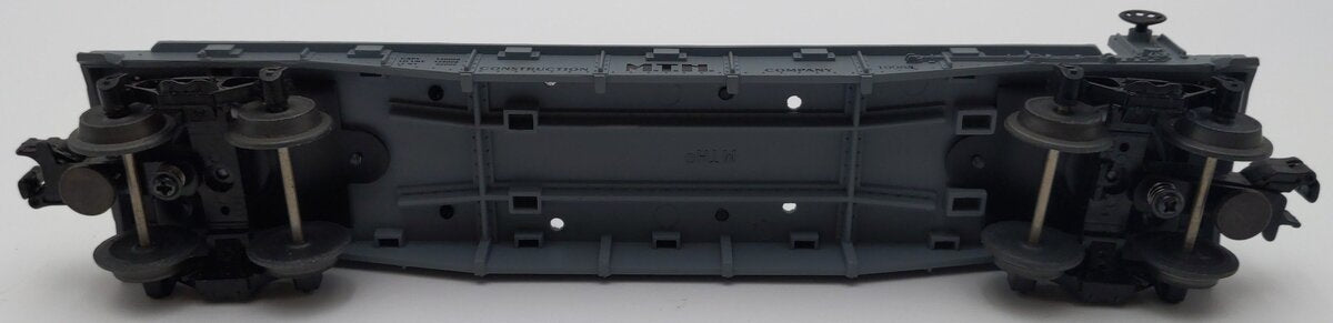 MTH 30-7619 O Gauge MTH Construction Flatcar with Pavement Compactor EX