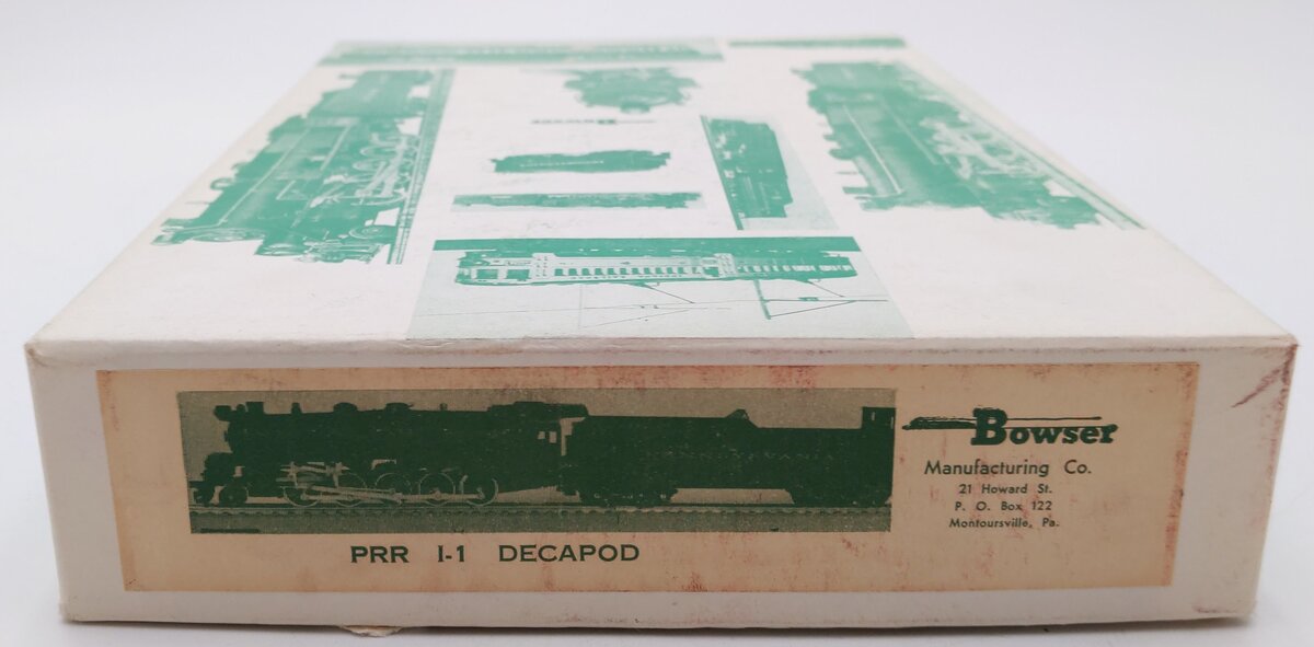 Bowser HO Pennsylvania I-1 2-10-0 Decapod Steam Locomotive & Tender Kit VG/Box