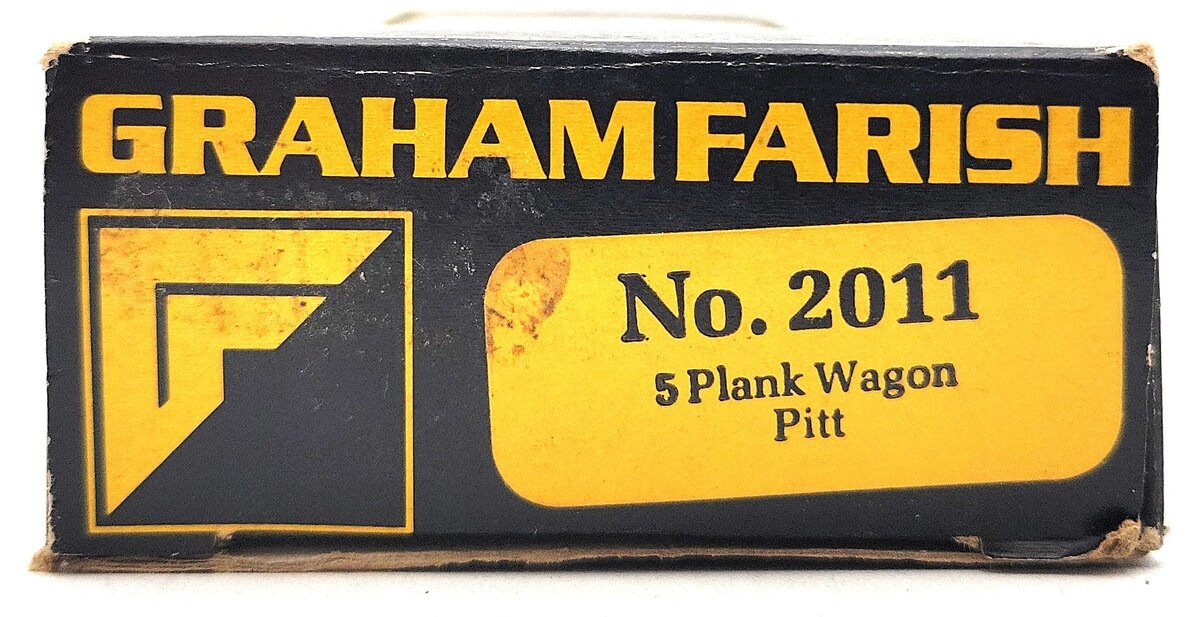 Graham Farish 2011 N Scale "D. Pitt & Sons" 5 Plank Wagon LN/Box