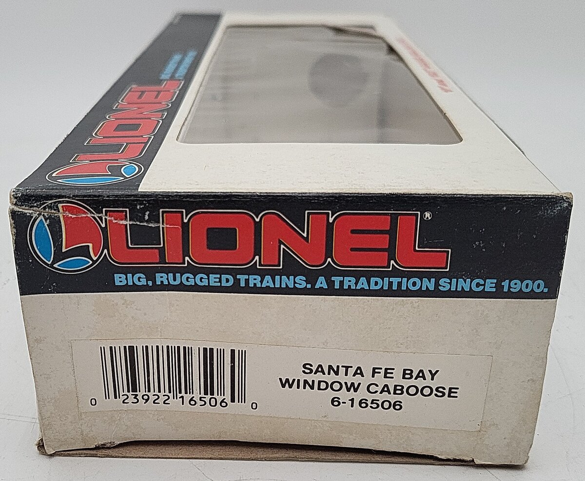 Lionel 6-16506 O Gauge Santa Fe Bay Window Caboose VG/Box