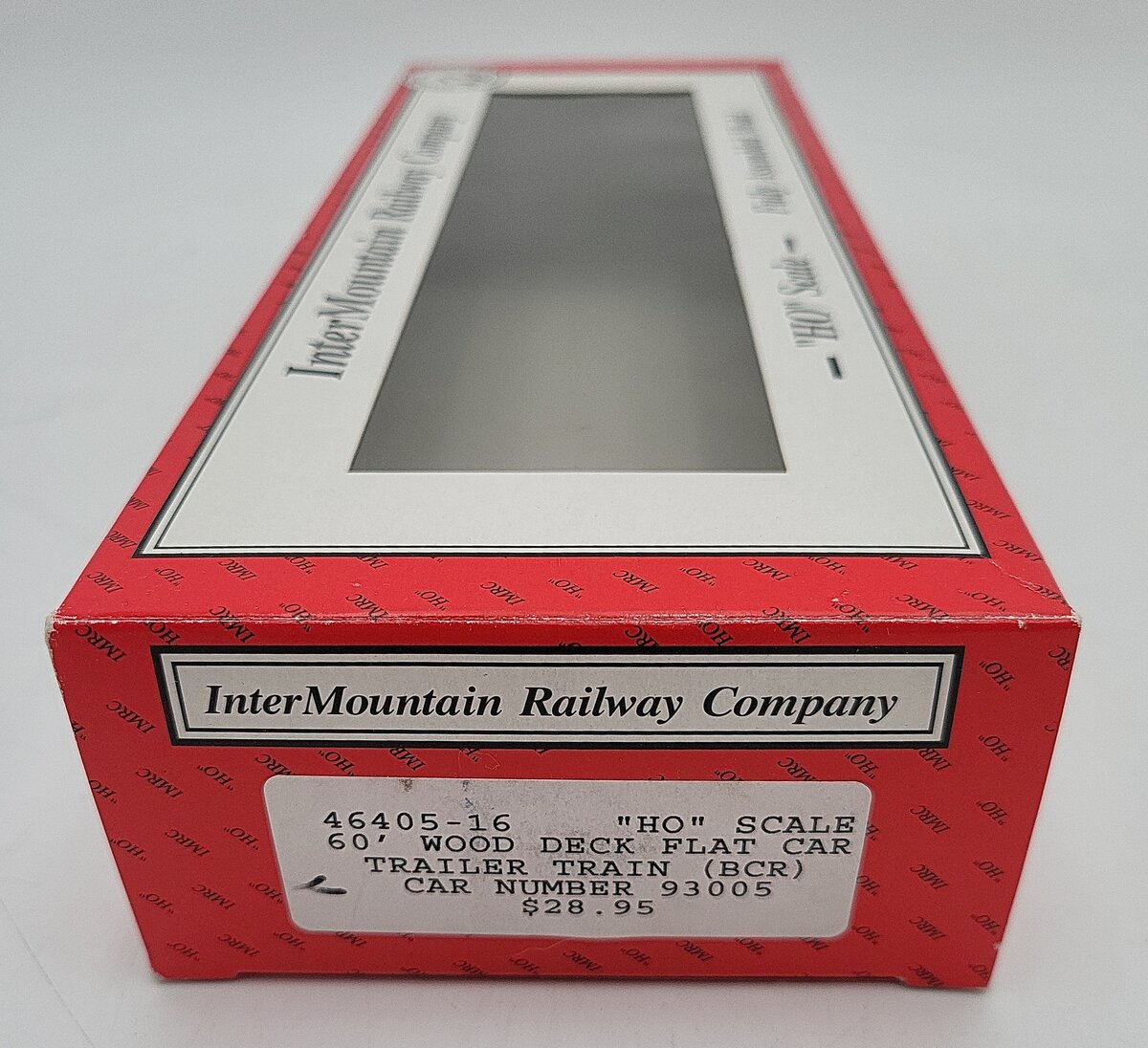 InterMountain 46405-16 HO Scale Wooden Flat Car #93005 EX/Box