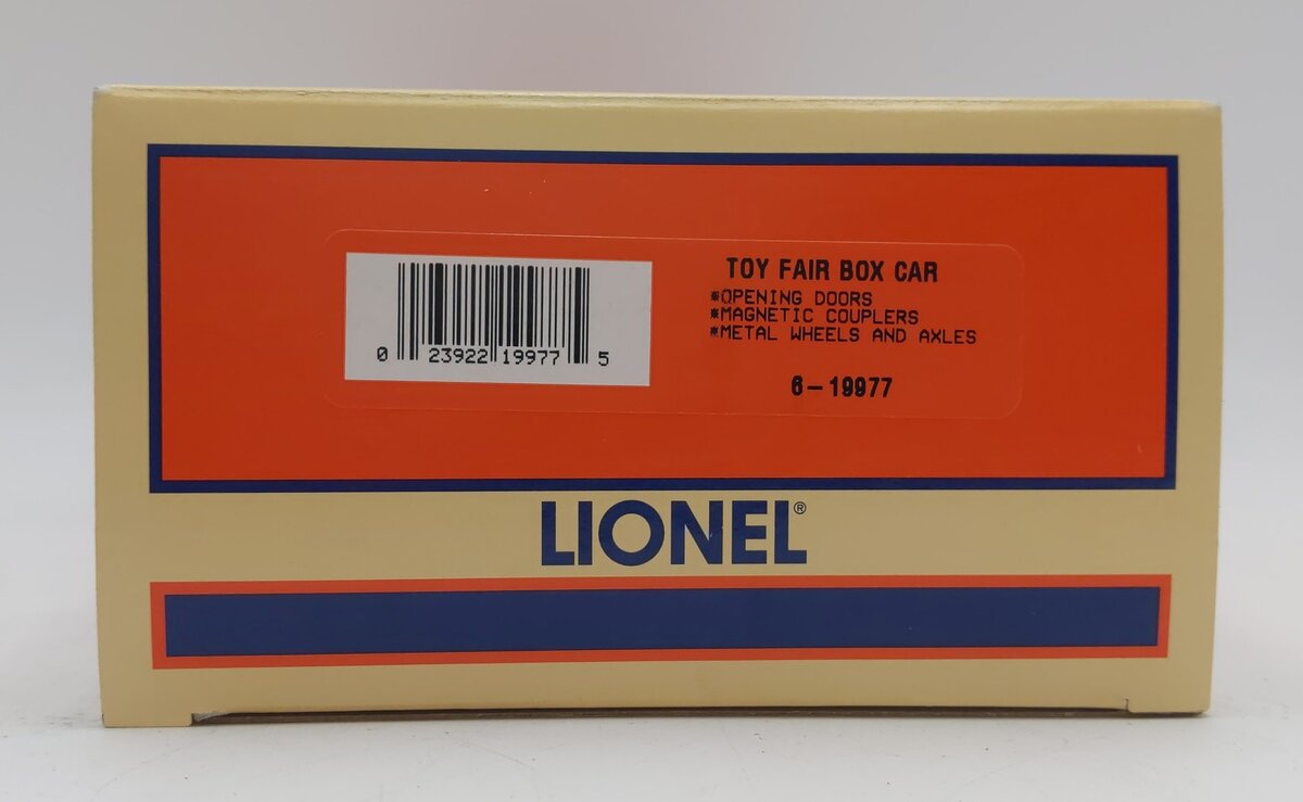 Lionel 6-19977 O Gauge 1999 Toy Fair Boxcar LN/Box