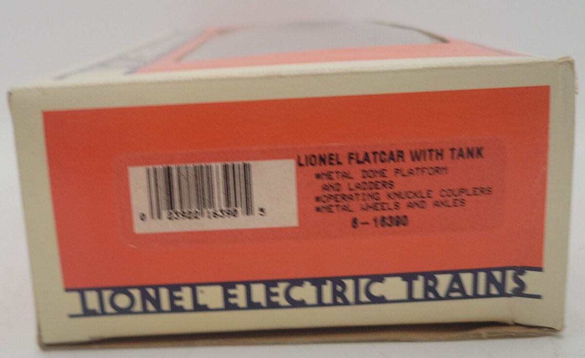 Lionel 6-16390 O Gauge Lionelville Fire Rescue Flatcar w/Water Tank EX/Box