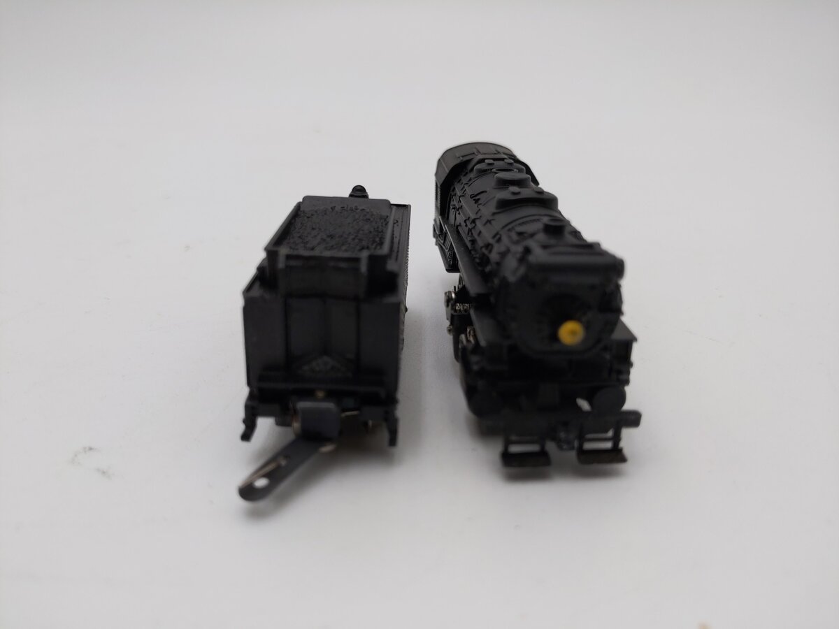 Atlas 2111 N Scale Atchison Topeka Santa Fe 0-8-0 Steam Locomotive & Tender #102 EX