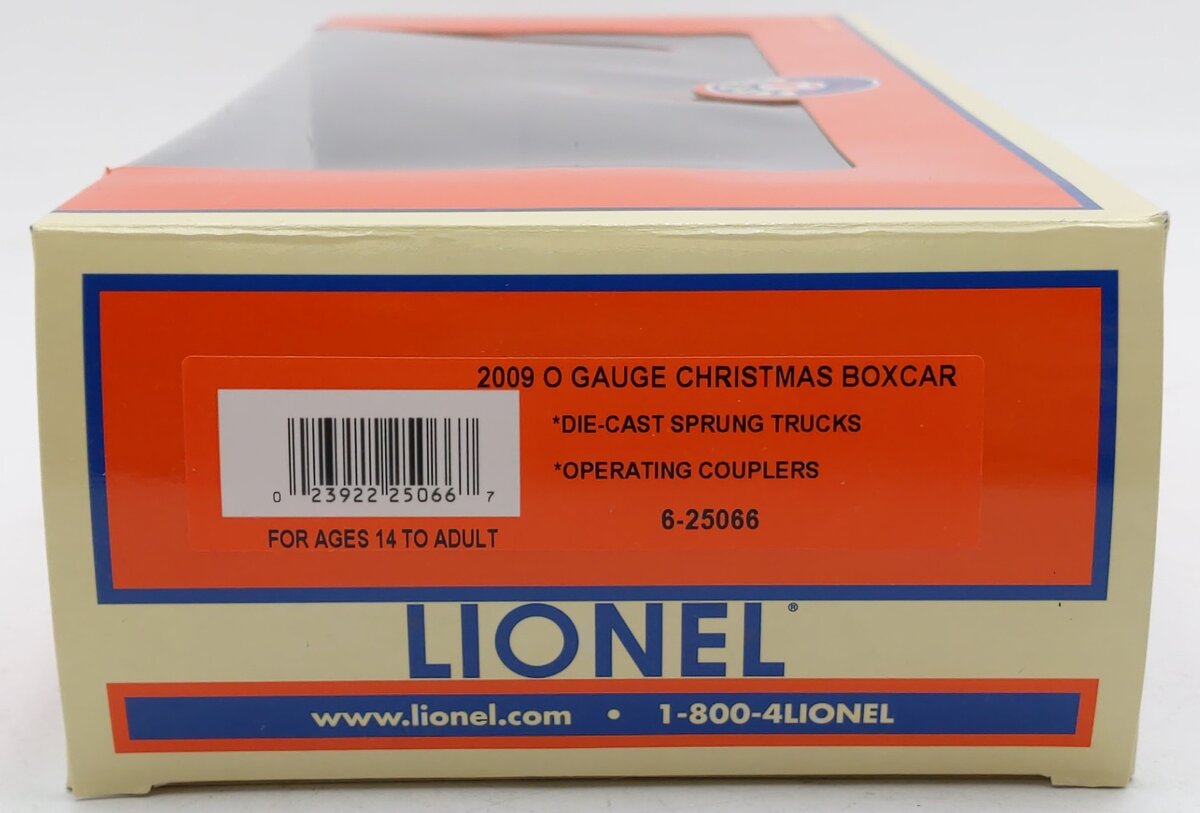Lionel 6-25066 O Gauge 2009 "Happy Holidays" Christmas Boxcar EX/Box