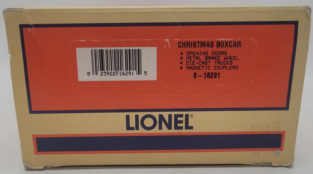 Lionel 6-16291 O Gauge 1998 Christmas Boxcar #9700 EX/Box