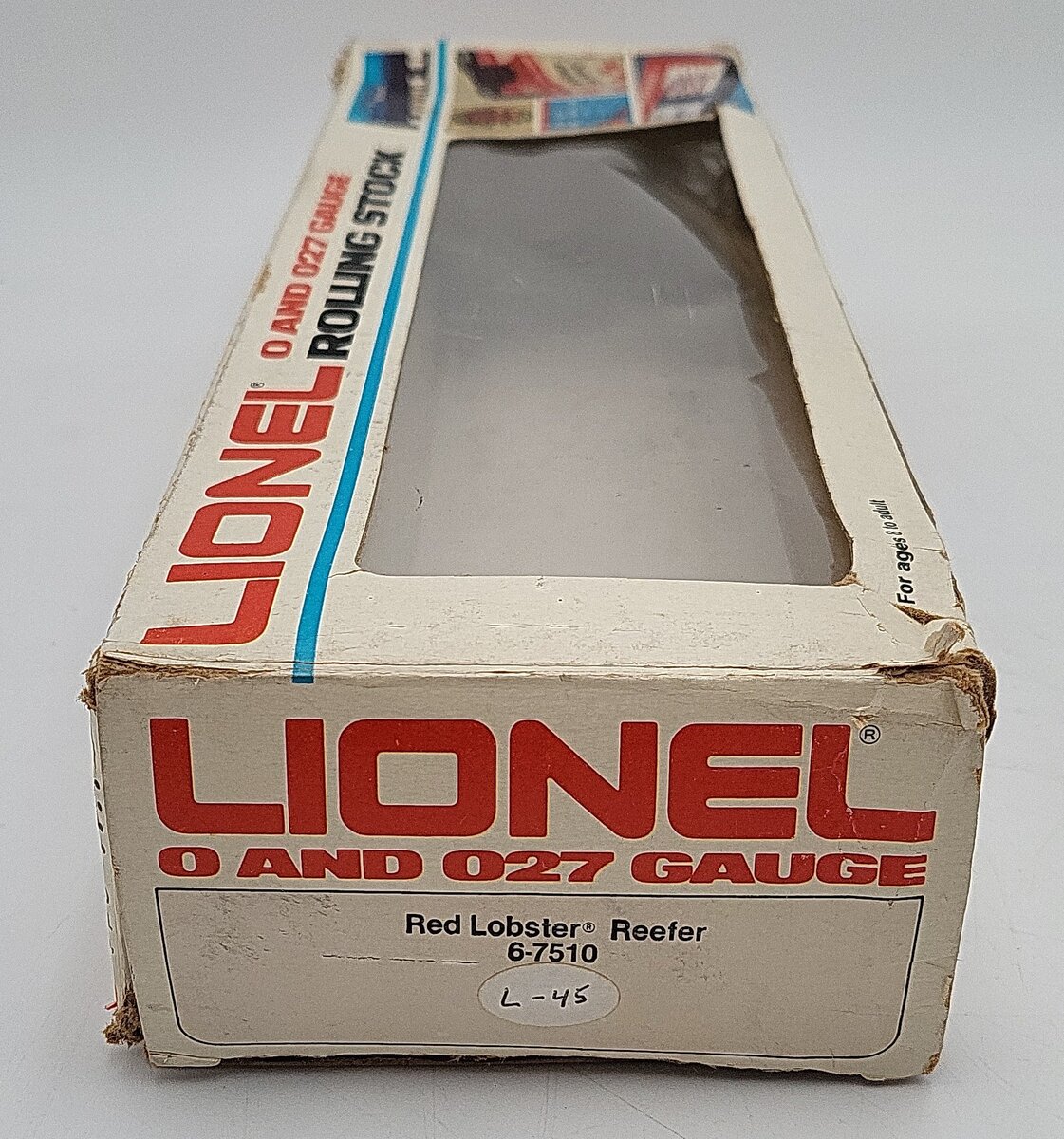 Lionel 6-7510 O Gauge Red Lobster Refrigerator Car VG/Box