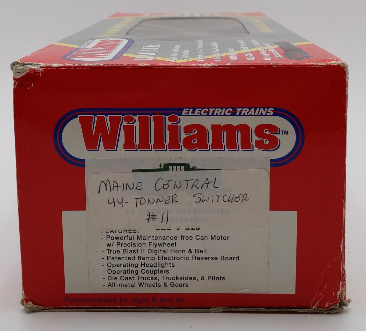 Williams T44-13 O Gauge Custom Maine Central 44 Tonner Locomotive w/Sound #11/Box