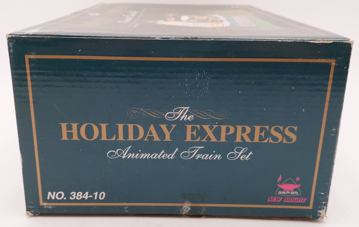 New Bright 384-10 G Scale Musical Holiday Express Train Station EX/Box