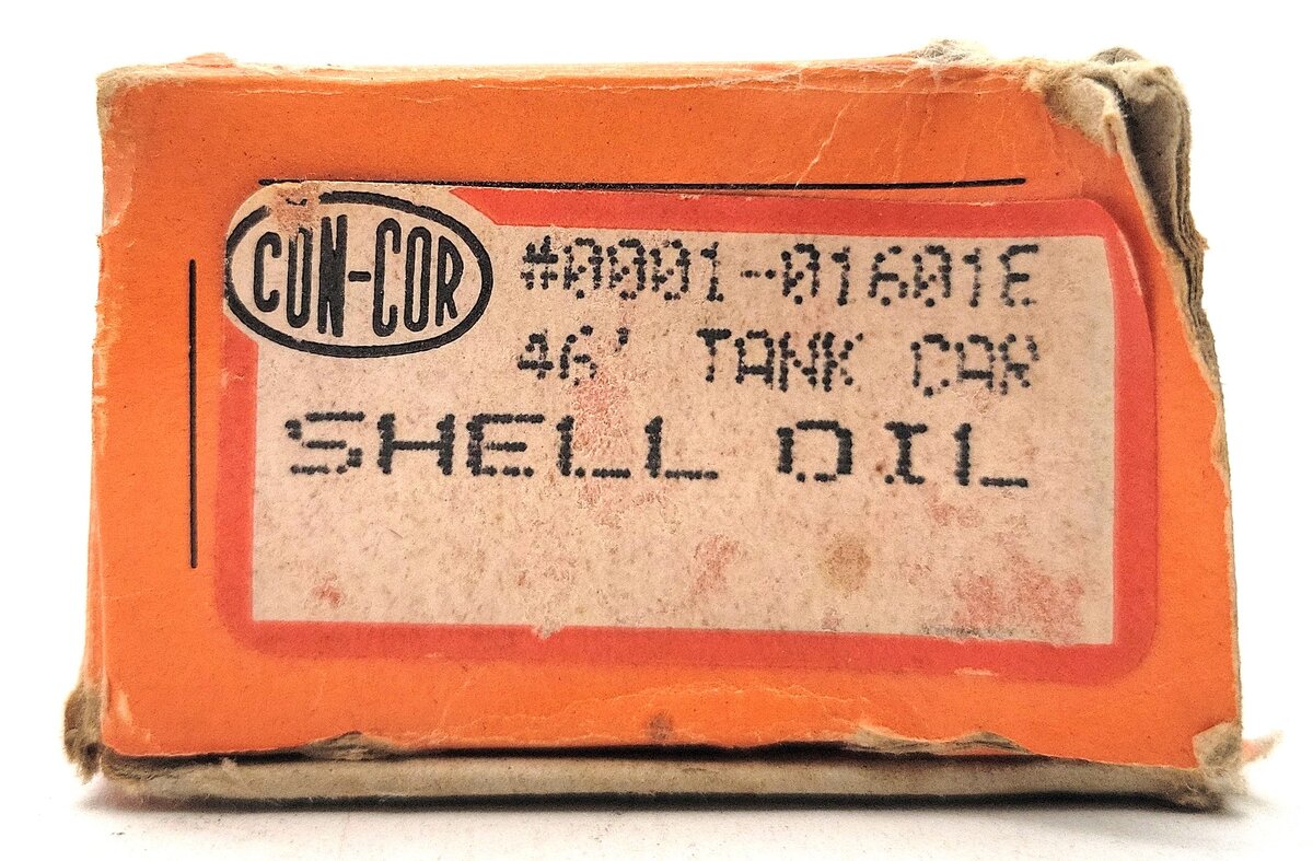 Con-Cor 1601 N Scale Shell Chemical Car #709 EX/Box