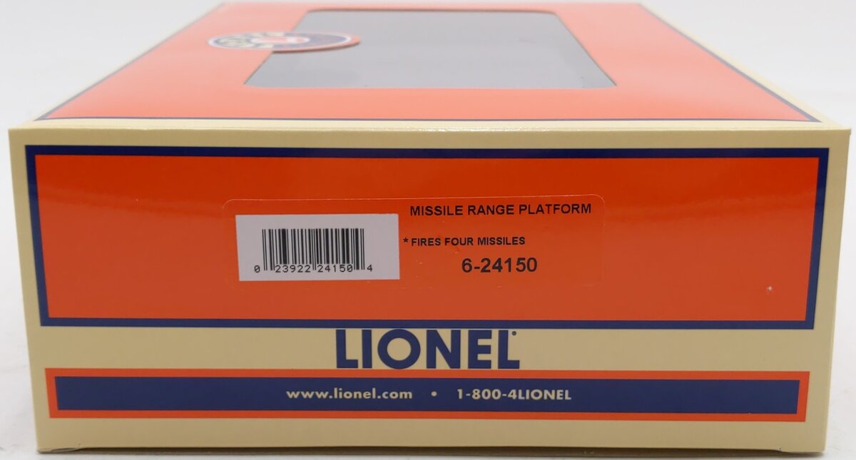 Lionel 6-24150 O Gauge Missile Range Platform EX/Box