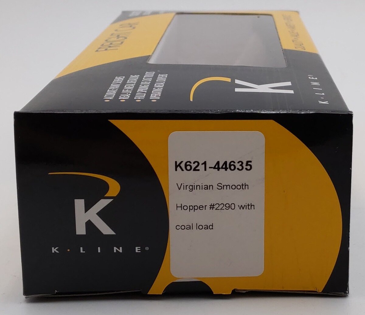 K-Line K621-44635 O Gauge Virginian Hopper w/Coal Load #2290 EX/Box