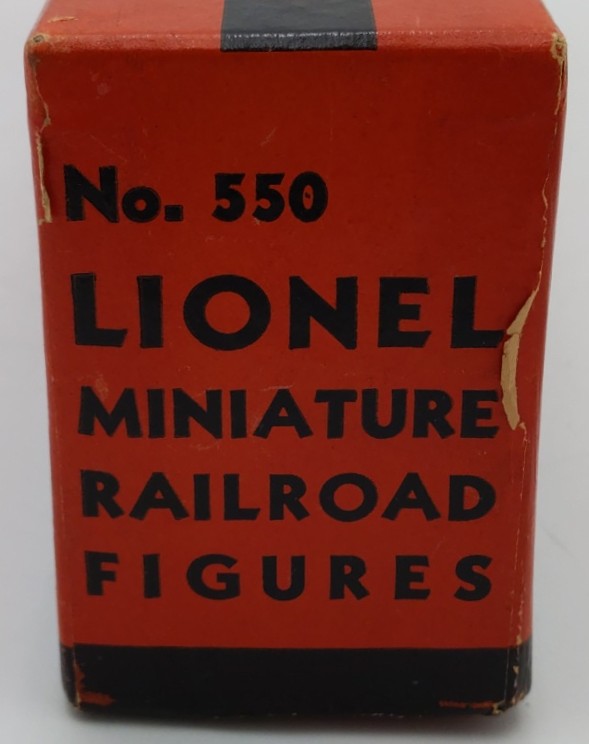 Lionel 550 Standard Gauge Prewar Miniature Railroad Figures (6) VG/Box