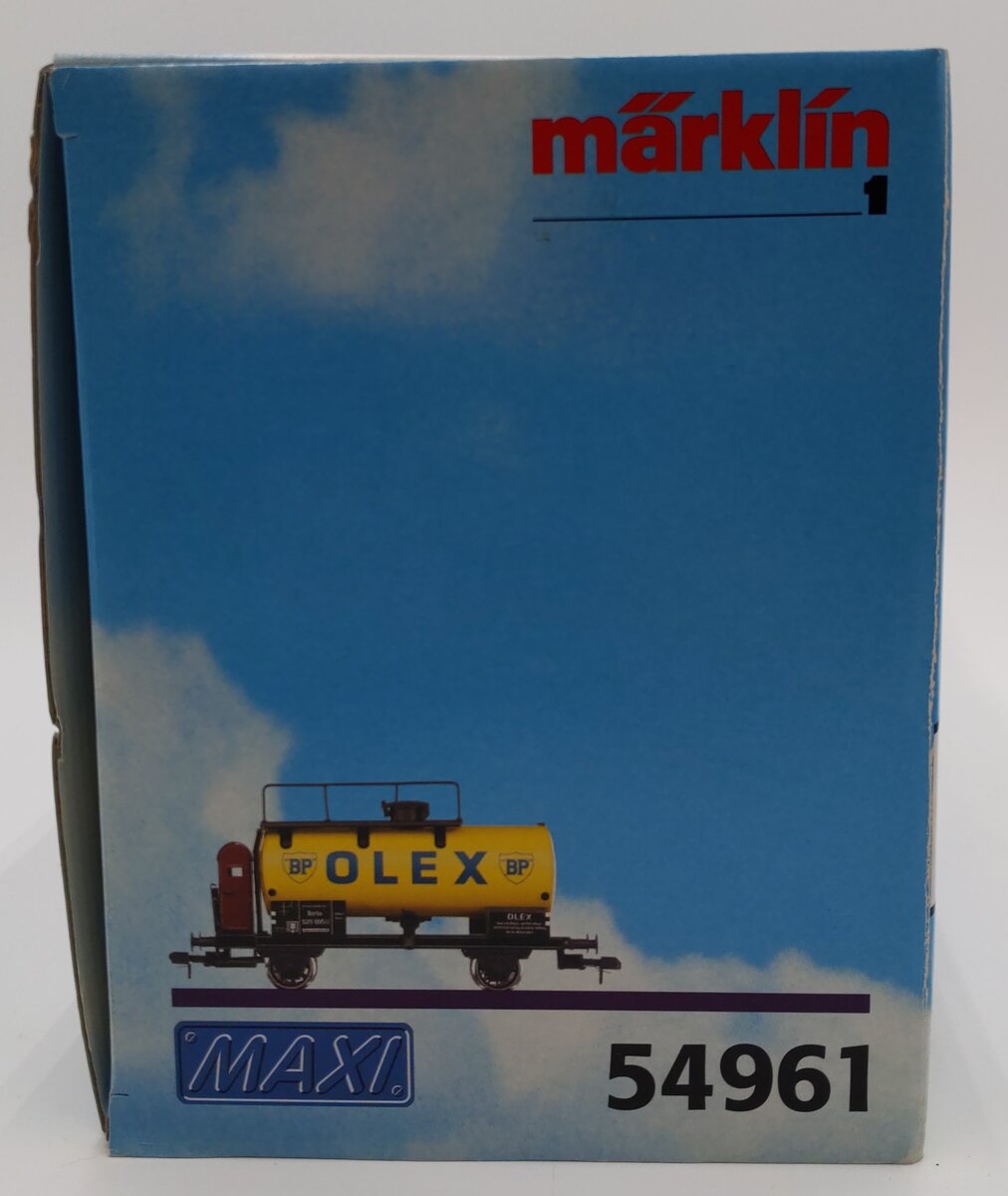 Marklin 54961 1 Gauge Aral Single Dome Tank Car w/Metal Wheels EX/Box